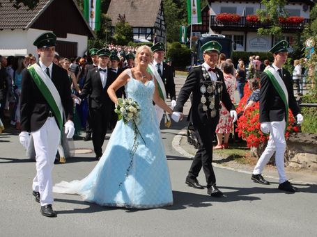 Horst und Dagmar Hunold, Königspaar in Medebach-Titmaringhausen